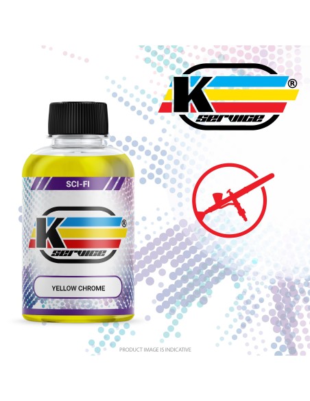 Olio Fiat Giallo Cromo Colore Acrilico Per Aerografo - 30ML
