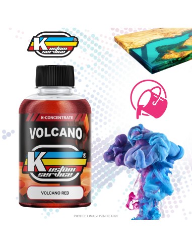 Epoxy Pearlescent Pigments Volcano Red - 30ml