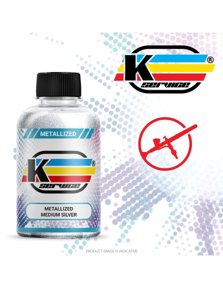 Land Rover Colore Acrilico Metallizzato Argento A Grana Media Base 2 - 30ML