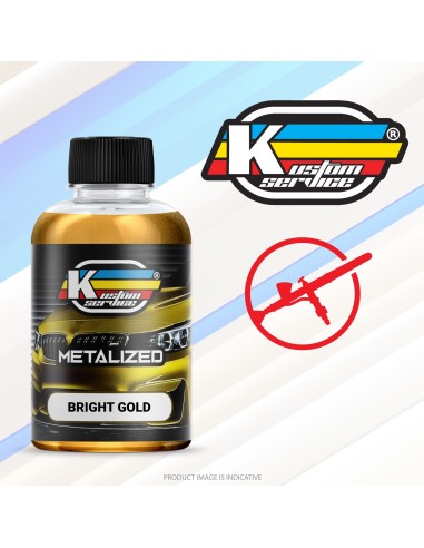 Colore Acrilico Metallizzato Bright Gold per Aerografo - 30ML