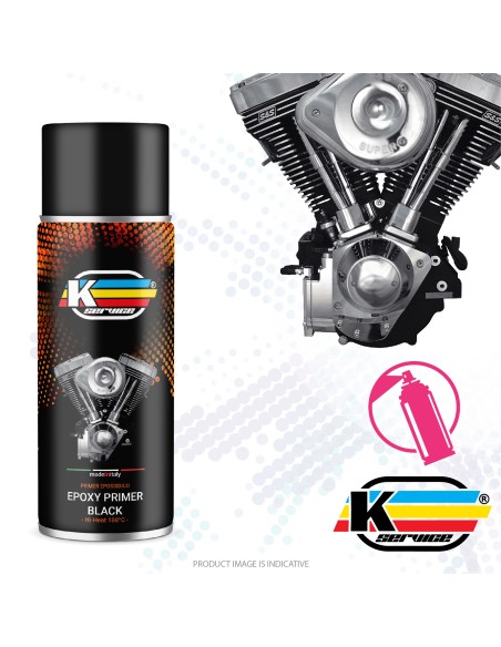 PRIMER NERO Spray Motore e Pinze Freni Alta Temperatura - 400ml