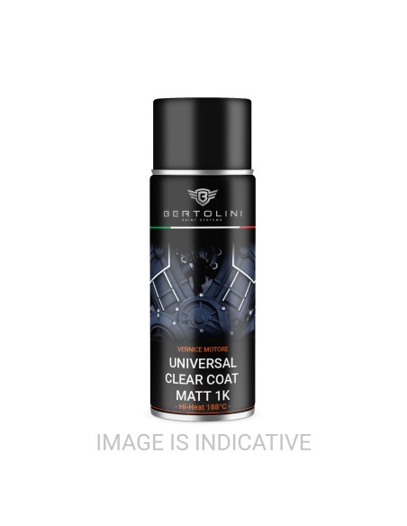 MATTE CLEAR 1K SPRAY - High Temperature Engine and Brake Caliper Spray Paint - 400ml