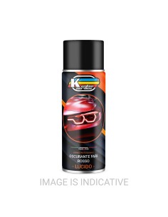 Blackout Spray Faros Transparente Rojo Brillante