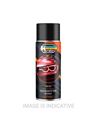 Blackout Spray Faros Transparente Rojo Brillante