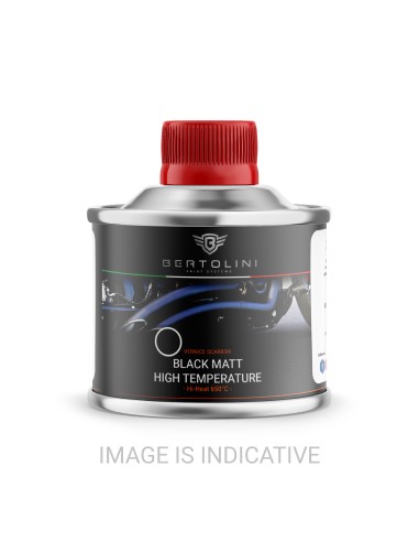 Pintura Alta Temperatura Negra Mate Cerámica Líquida 650° - 250g