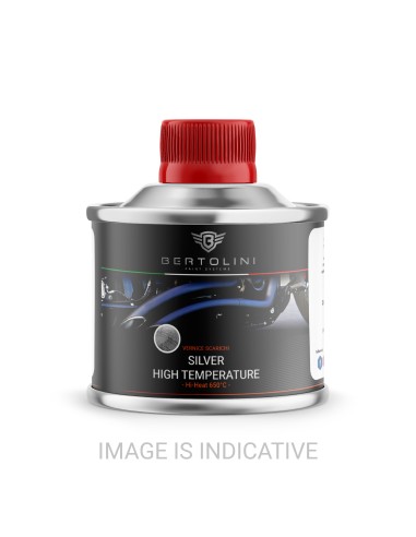 Peinture Haute Température Grise Argentée Céramique Liquide 650° - 250gr