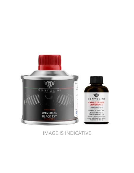 Mattschwarz Texturiert 2K Hochtemperatur-Motorlack Falteneffekt - 250GR