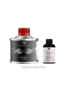 Engine Paint Silver Gray Satin 2k Hi Heat - 250gr