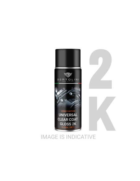 TRANSPARENT GLOSS 2K SPRAY - High Temperature Engine and Brake Caliper Paint - 400ml