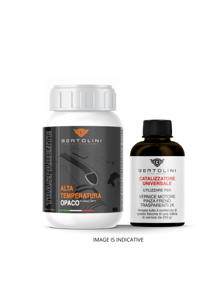VERNICE MOTORE ALTA TEMPERATURA TRASPARENTE OPACA 2K
