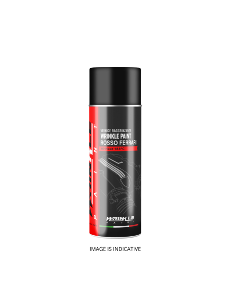 Kit Vernice Raggrinzante Spray Rosso Ferrari Alta Temperatura Motore - 400ml