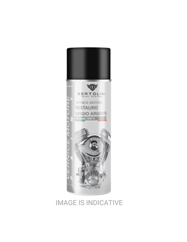 GRIS MÉTALLISÉ D'ÉPOQUE 1K - Peinture Moteur Spray Haute Température - 400ml