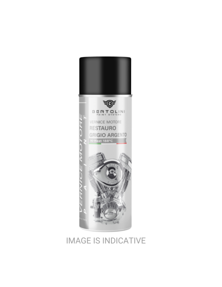 GRIS MÉTALLISÉ D'ÉPOQUE 1K - Peinture Moteur Spray Haute Température - 400ml