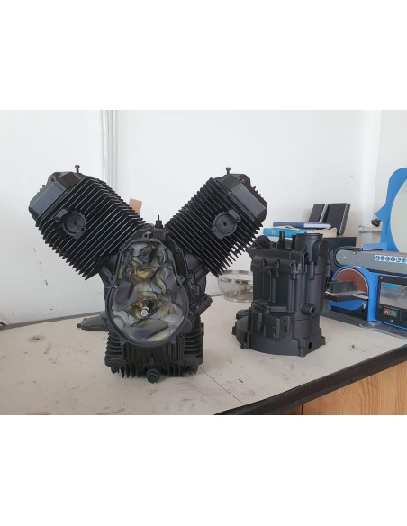 NOIR MAT 1K - Peinture Moteur Spray Haute Température - 400Ml