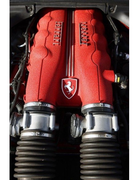 Kit Vernice Raggrinzante Spray Rosso Ferrari Alta Temperatura Motore - 400ml