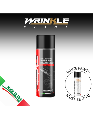 Wrinkle Paint Spray Maserati Red High Temperature Engine - 400ml