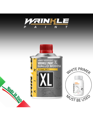 Peinture Craquelée Jaune Modena XL Haute Température pour Moteur - 500gr