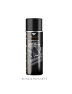 Vernice Spray Alta Temperatura Nero Opaco Ceramico 850° - 400ml