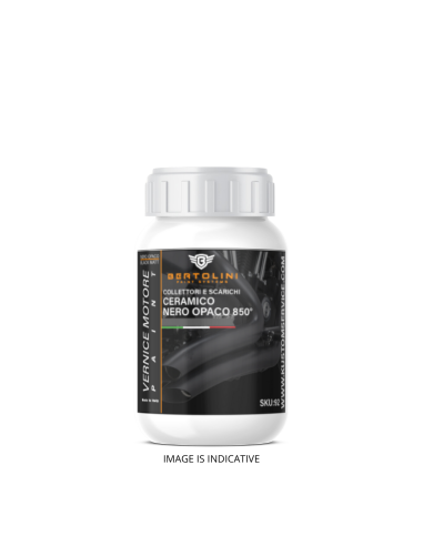 Hochtemperatur-Matte Schwarze Keramikflüssigkeit Lack 650° - 250g