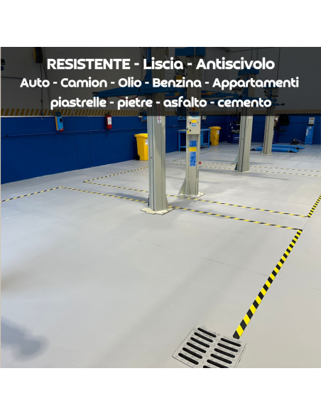 Resina Pavimenti Grigio Cemento Universale Garage Officine