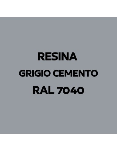 Resina Pavimenti Grigio Cemento Opaco Ral 7040...