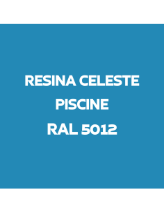 Resina Pavimenti Celeste Piscine Opaco Ral 5012 Garage...