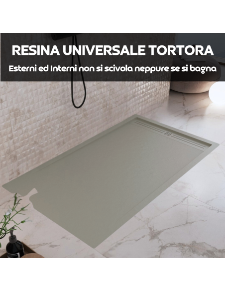 Resina Pavimenti Tortora Chiaro Opaco Ral 7032 Garage Officine Appartamenti Terrazze Piscine Docce