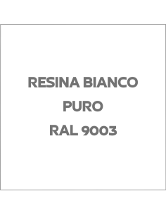 Resina Epossidica Auto Livellante Bianco Puro ral 9003 per pavimenti piscine box auto, cemento, asfalto, capannoni, officine