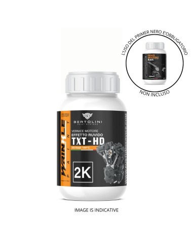 Matte Black Textured 2K High Temperature Engine Wrinkle Paint - 250GR
