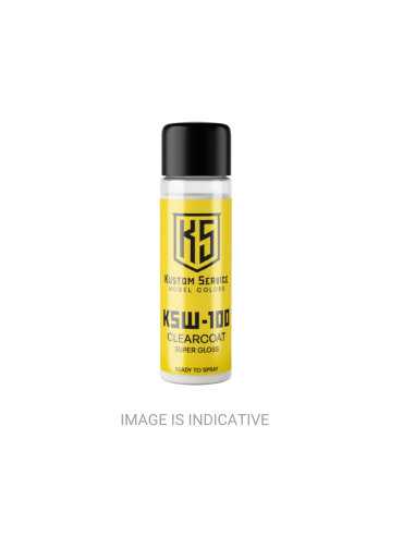 Trasparente Acrilico ad Acqua Super Lucido per Aerografo KSW100 per Aerografo - 30ml