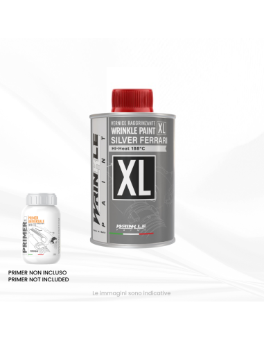 Pintura Vermiculada Gris Plata Ferrari XL (Metal Gray) Alta Temperatura - 500g