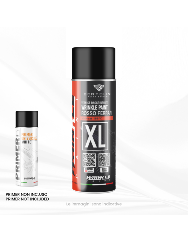 Pintura Arrugada Spray Rojo Ferrari XL Original de Alta Temperatura - 400ml