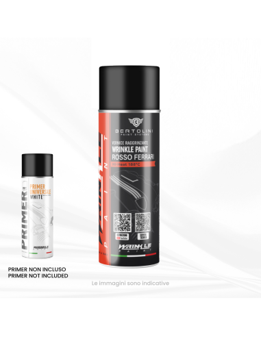 Pintura Vermiculada en Spray Rojo Ferrari Alta Temperatura para Motor - 400ml