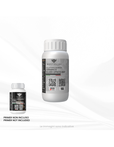 Pintura de Alta Temperatura Gris Plata Cerámica líquida 650° - 250gr