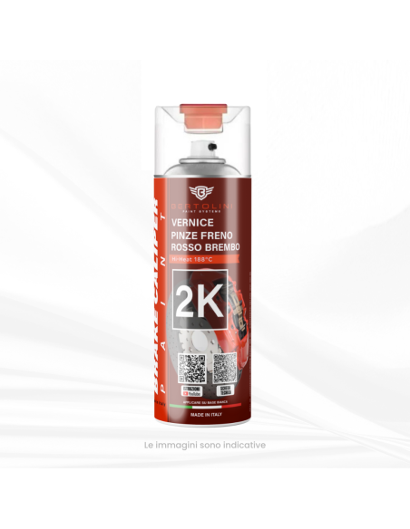 copy of Farbe Spray High Temperature Bremszange Schwarz glänzend 2K - 400ml