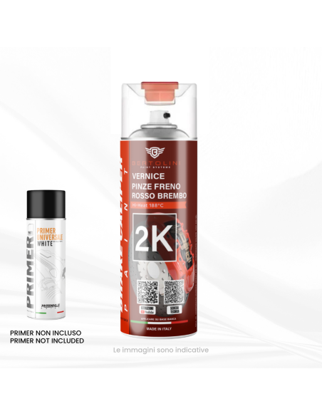 copy of Pinzas spray de pintura freno de alta temperatura negro brillante 2K - 400ml