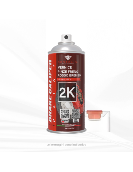 copy of Pinzas spray de pintura freno de alta temperatura negro brillante 2K - 400ml