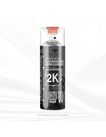 Hi Heat Brake Caliper Spray Paint Black Gloss 2K - 400ml