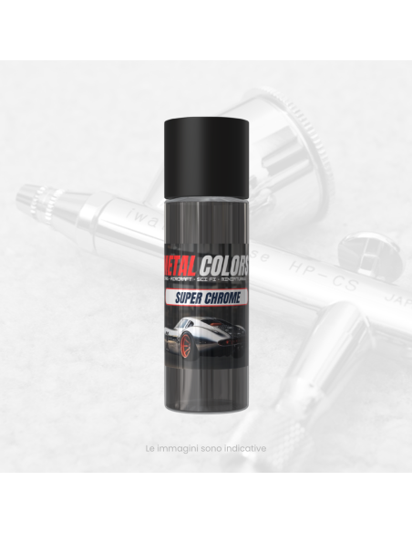 Super Chrome Metallic Effect Alcohol Base Scale Model Airbrush Paint 30ml – CHR01