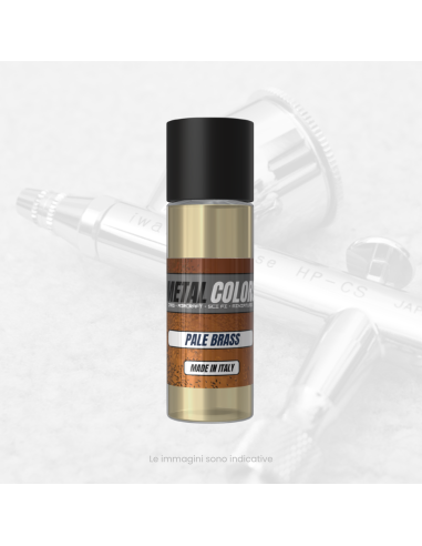 Farbe Acryl Metallisiert Blasses Messing für Airbrush - 30ML