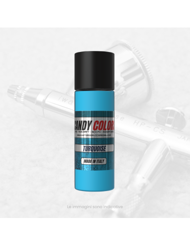 Farbe Candy Türkis Acryl für Airbrush - 30ML