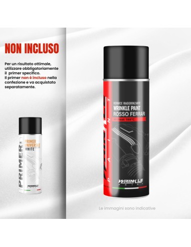 Kit Vernice Raggrinzante Spray Rosso Ferrari...
