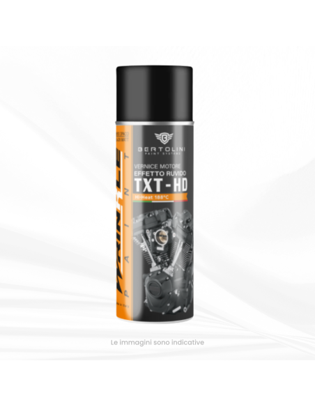 Spray Nero Opaco Texturizzato 2K Ibrido Spray Vernice Motore Alta Temperatura Goffrata - 400ml