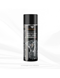 NOIR MAT 1K - Peinture Moteur Spray Haute Température -...