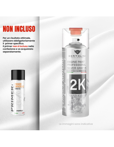 GRIS METALIZADO 2K Spray Alta Temperatura Para...