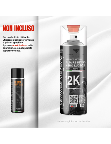 NOIR BRILLANT 2K - Peinture pour Moteur Haute...