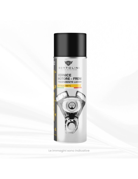 Barniz Motor Spray Alta Temperatura Transparente Brillante 1K - 400ml