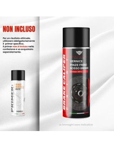 Rosso Brembo - Vernice Spray Pinze Freno Alta Temperatura 1K 2