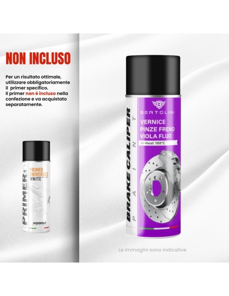 Fluorescente Viola 1K - Vernice Spray Pinze Freno Alta Temperatura  - 400ml