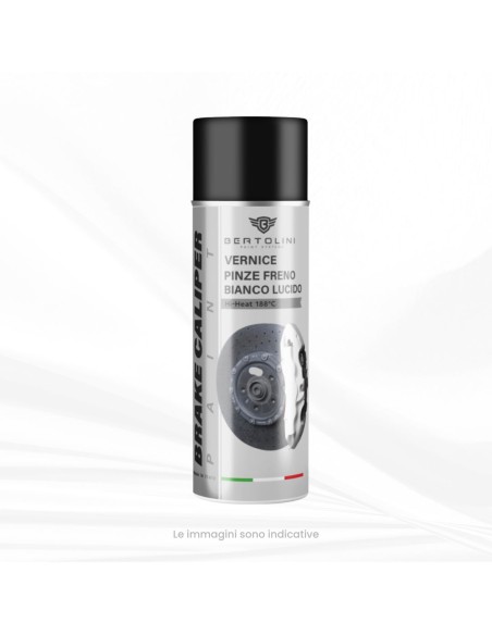 Bianco Lucido - Vernice Spray Pinze Freno Alta Temperatura 1K